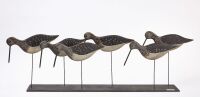 Rig of Six Greater Yellowlegs Flattie Shorebirds