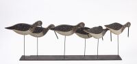 Rig of Six Greater Yellowlegs Flattie Shorebirds - 2