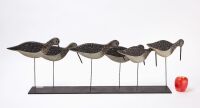 Rig of Six Greater Yellowlegs Flattie Shorebirds - 3