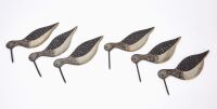 Rig of Six Greater Yellowlegs Flattie Shorebirds - 4