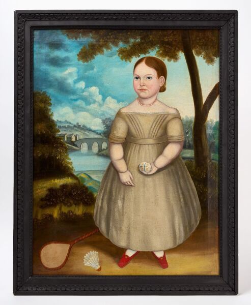 Portrait of a Girl with Ball