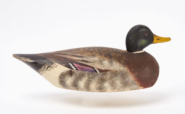 A. Elmer Crowell - Mallard Drake Decoy