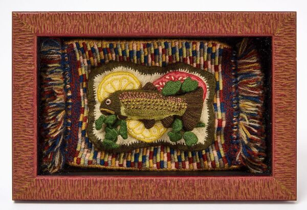 Alice Nutting Vincent - Fabric Fish Shadowbox