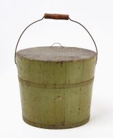 Shaker Painted Lidded Bucket - 2
