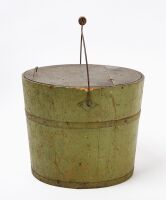Shaker Painted Lidded Bucket - 3