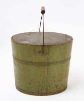 Shaker Painted Lidded Bucket - 4
