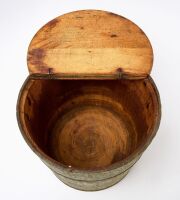 Shaker Painted Lidded Bucket - 5