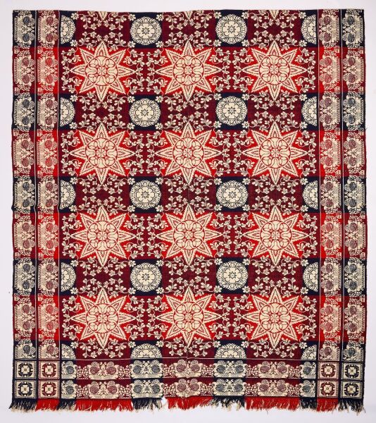Jacquard Coverlet