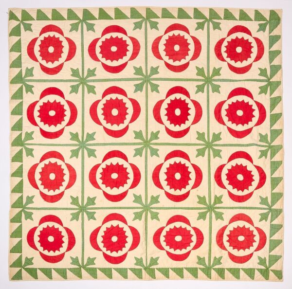 Rose of Sharon Applique Quilt
