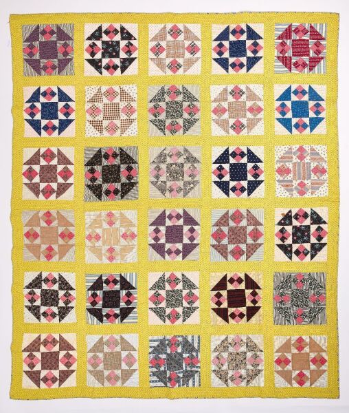 Geometric Applique Quilt