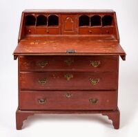 Painted Chippendale Desk - 2