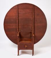 Round Hutch Table - 2