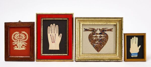 Four Paper Cut Love Tokens