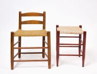 Shaker Low Back Tilter Chair and Stool