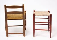 Shaker Low Back Tilter Chair and Stool - 3