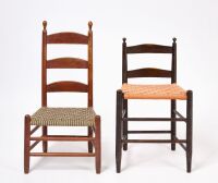 Shaker Sister's Side Chair and Low Back Chair