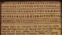 Shaker Needlework Sampler Dated 1816 - 2