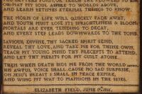 Shaker Needlework Sampler Dated 1816 - 3