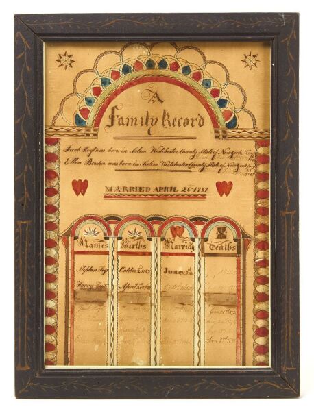 Early New York Hoyt Family Record