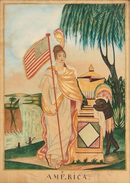 Watercolor of 'America'