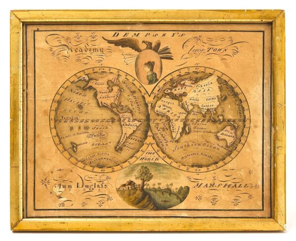 Watercolor Map of the World