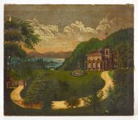 Landscape Painting of a Country Estate