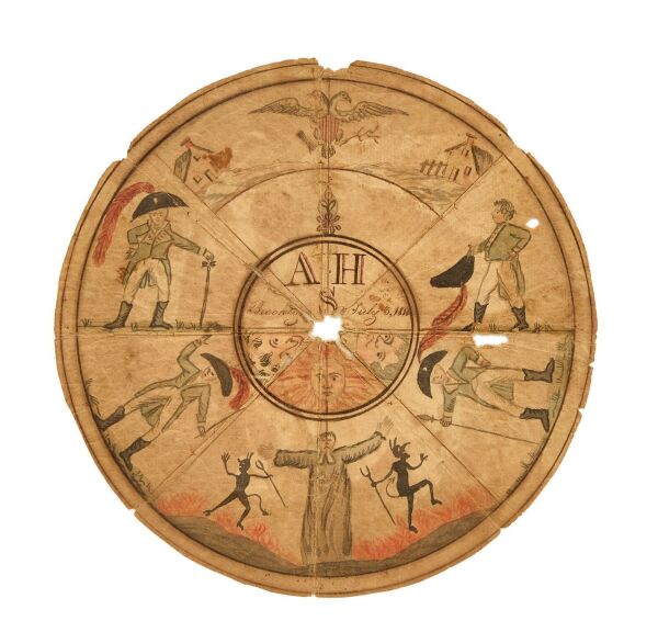 Early New York Allegorical Circular Chart