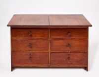 Shaker Work Counter with Two Shaker Reference Books - 2