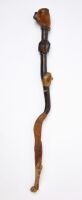Frank Finney Folk Art Dog Walking Stick - 6