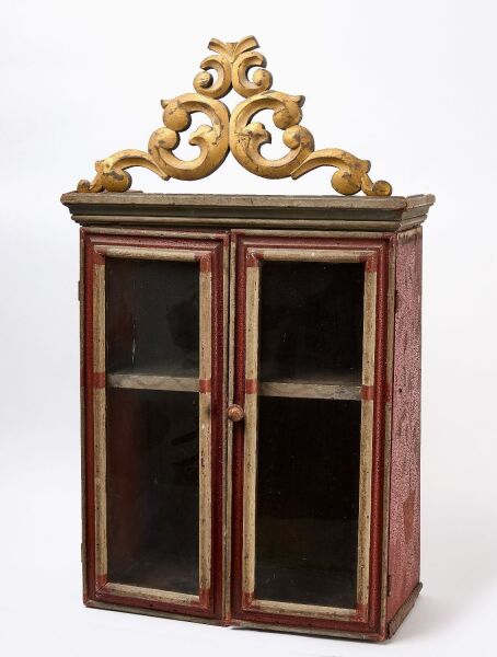 Paint-Decorated Display Cabinet