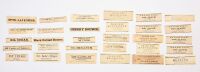 Group A of Shaker Medicinal Labels