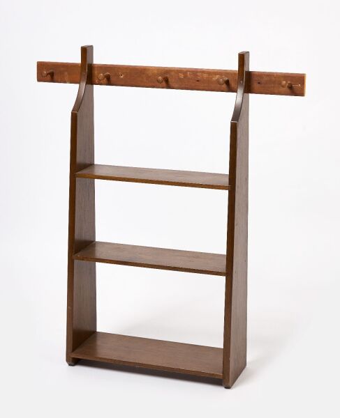 Shaker Peg Rack with Ejner Handberg Hanging Shelf