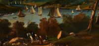 Victor DeGrailly - View of West Point New York - 3