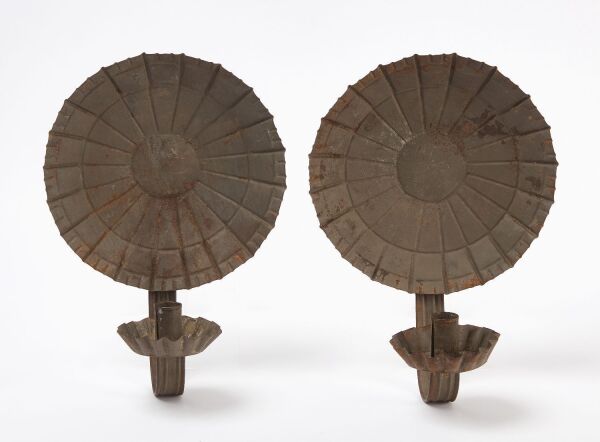 Pair of Tin Sconces