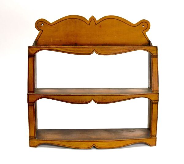 Paint Decorated Hanging Shelf