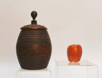 Painted Treen Keg - 3