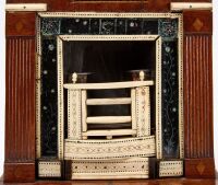 Sailor Made Scrimshaw Watch Hutch with Hearth and Tools - 5