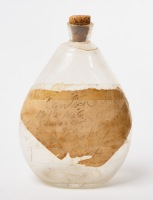 Wallpaper Covered Box and Clear Chestnut Bottle - 5