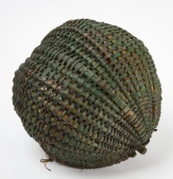 Lidded Painted Basket - 4