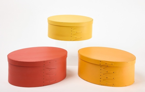 Three Period Shaker Oval Boxes