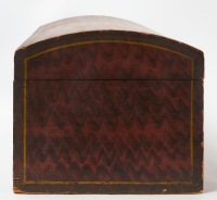 Paint-Decorated Dome Top Trunk - 5