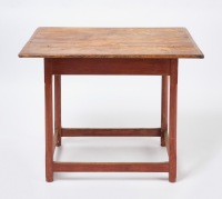 Painted Stretcher-Base Tavern Table