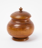 Lidded Treen Sugar