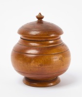 Lidded Treen Sugar - 2