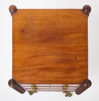Mahogany Three-Drawer Work Table - 2