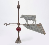 Weathervane with Cow and Plow - 3