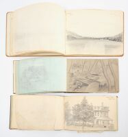 Mabel Whitney Underwood - Pencil Sketch Books Mostly Maine - 5