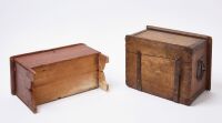 Miniature Blanket Chest and 1722 Dated Chest - 3