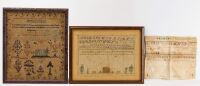Three Needlework Samplers
