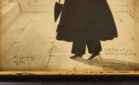 Silhouette of a Girl with Umbrella - Saratoga 1844 - 2
